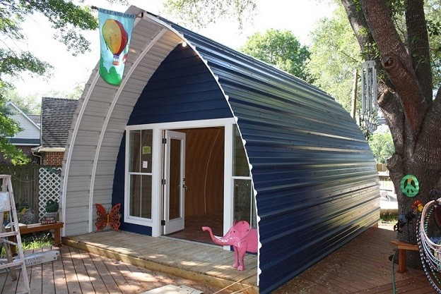 photo Premade Cabins Alaska these prefabricated arched cabins offer