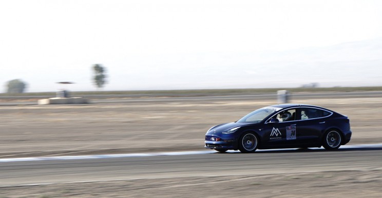 Tesla's Model 3 "Track Mode" Blows Away Competition on Track Run Then Gets Disqualified
