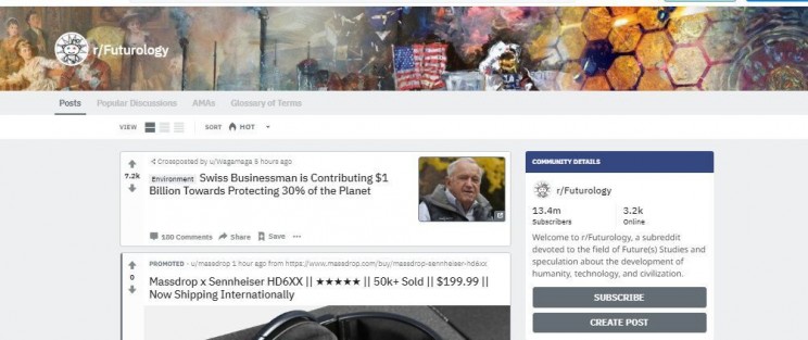 best subreddits for engineers futurology