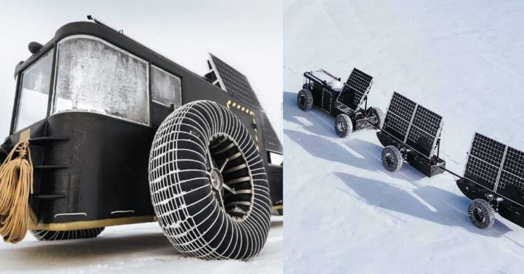 Dutch Couple 3D Prints Solar-Powered Vehicle from Plastic for South Pole Journey
