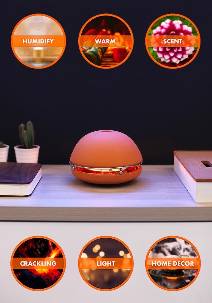 This Little Device Makes You Feel Like You Have Your Own Fireplace Anywhere, Anytime