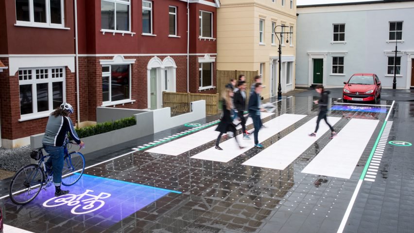 This Smart Crosswalk Only Appears When Needed This Smart Crosswalk Only Appears When Needed