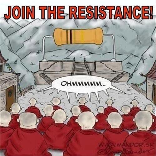 funny memes about science ohm