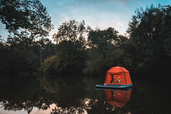 This Awesome Floating Tent Allows You to Camp on Water This Awesome Floating Tent Allows You to Camp on Water