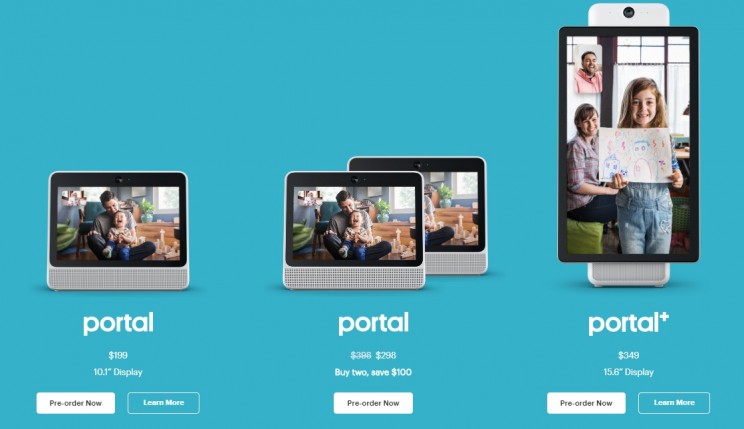 Facebook Portal and Portal+