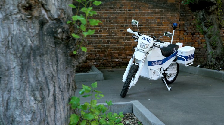 Kalashnikov Unveils Its Electric Motorbike For Russian Military and Police Force