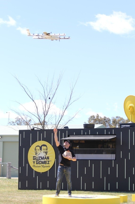 Google Drones Now Air-Drop Burritos to People's Doorstep in Australia Google Drones Now Air-Drop Burritos to People's Doorstep in Australia