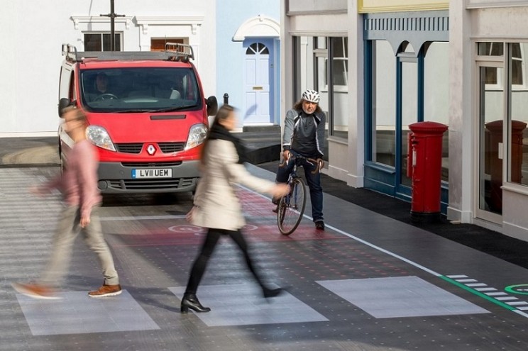 This Smart Crosswalk Only Appears When Needed This Smart Crosswalk Only Appears When Needed