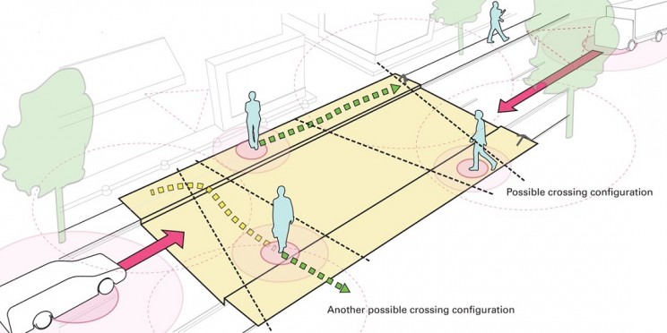 This Smart Crosswalk Only Appears When Needed This Smart Crosswalk Only Appears When Needed