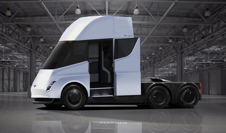 This Designer Created High-Resolution Renderings of the Tesla Semi Truck and They Look Incredible This Designer Created High-Resolution Renderings of the Tesla Semi Truck and They Look Incredible
