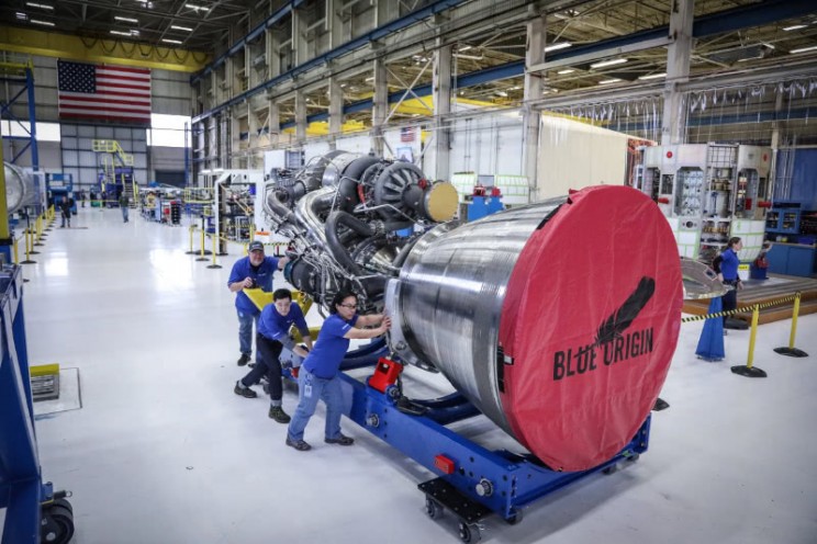 Blue Origin's Most Powerful Rocket Engine Successfully Completes First Hot-Fire Test