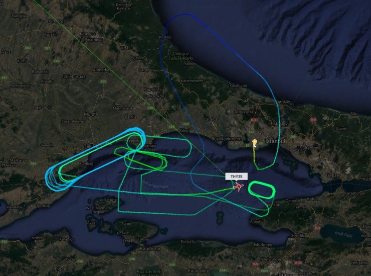 Lack of Fuel Dumping System Forced This Plane to Circle Over Istanbul