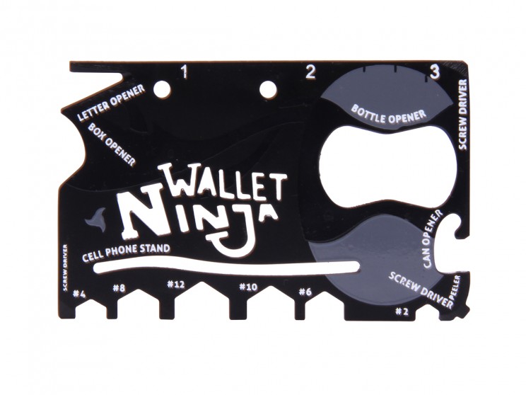 A wallet sized tool kit has everything you need.