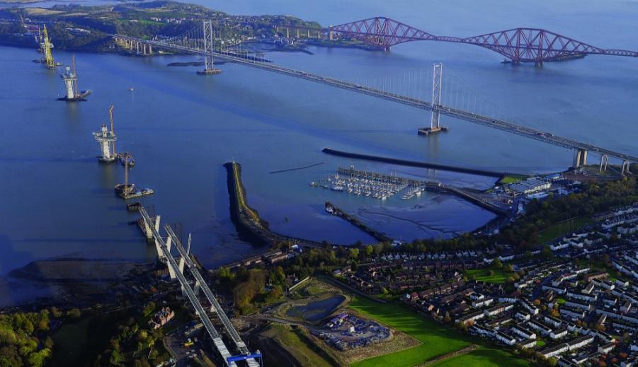Queensferry Crossing Queensferry Crossing construction phase