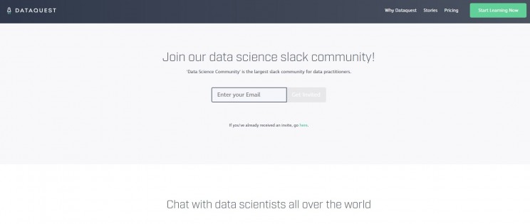 Data Quest Slack Group Data Quest Slack Group