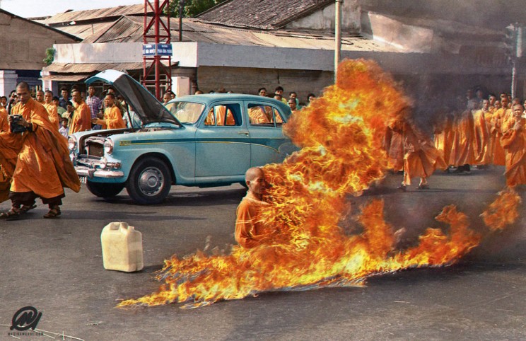 The Burning Monk