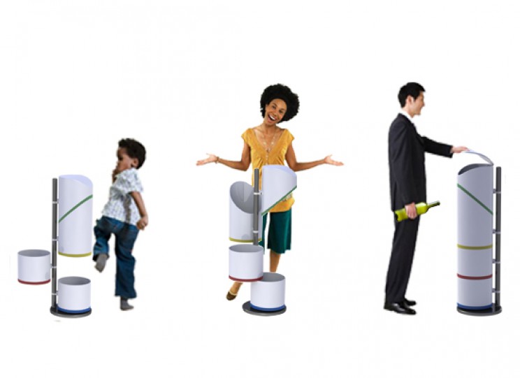 garbage dump cargo collective recycling bin