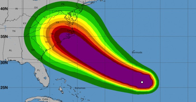 Category 4 Hurricane Florence Quickly Heads Toward Eastern United States