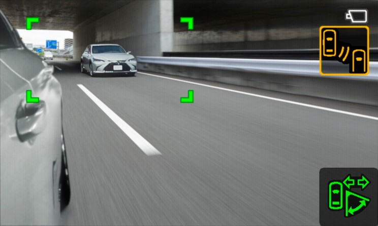 Lexus world's first* Digital Side-View Monitors