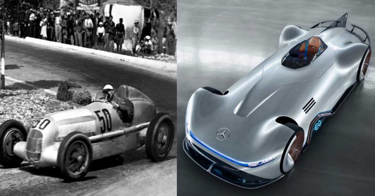mercedes-benz silver arrow eq