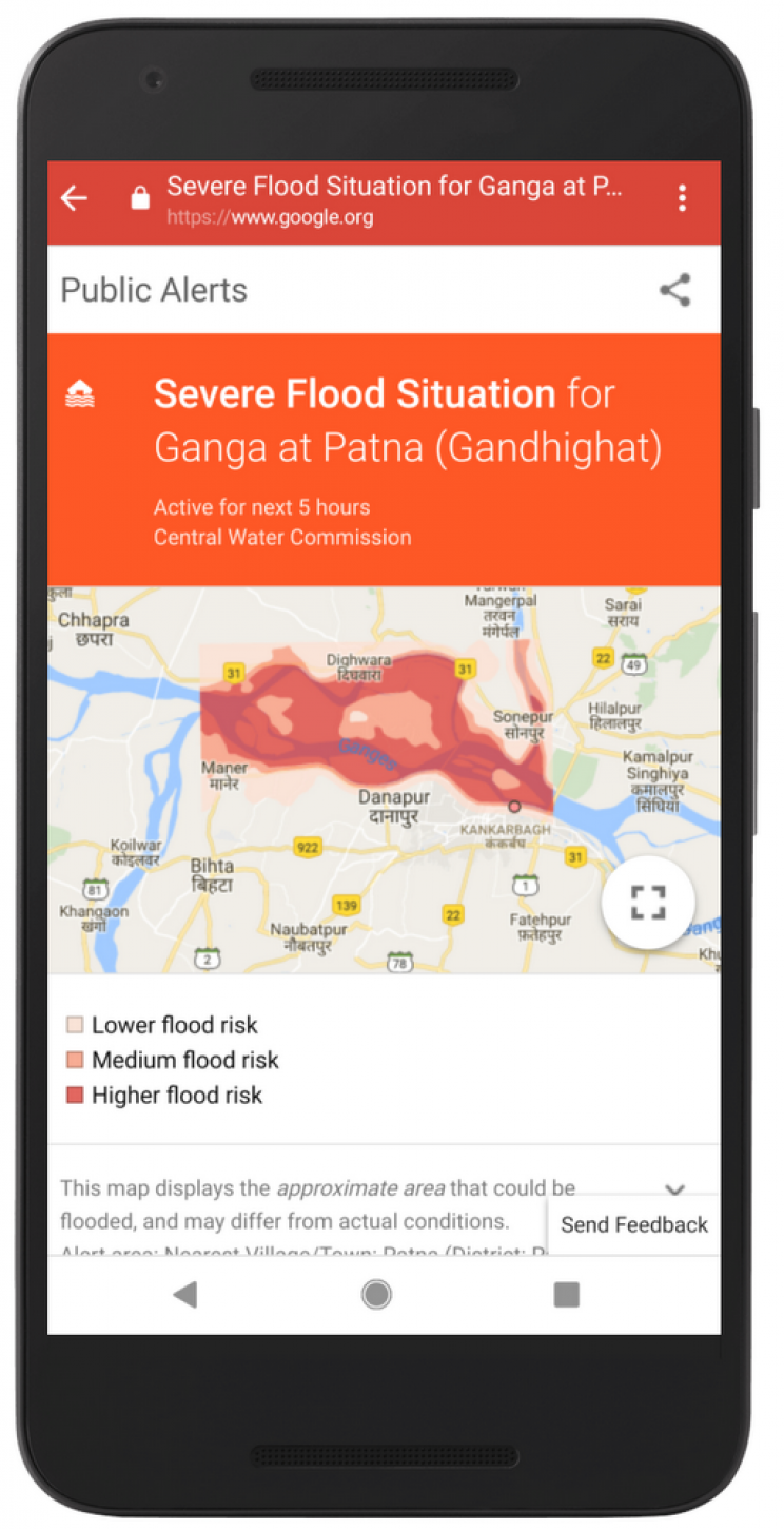 Google AI floods India