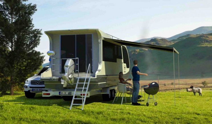 This Awesome RV is Both a Caravan And a Boat
