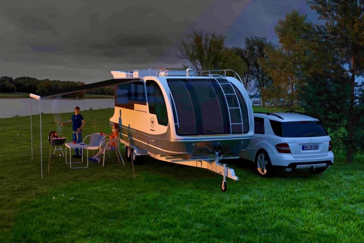 This Awesome RV is Both a Caravan And a Boat