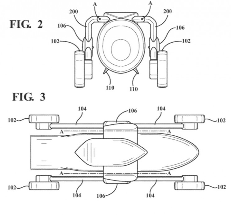 toyota flying car patent