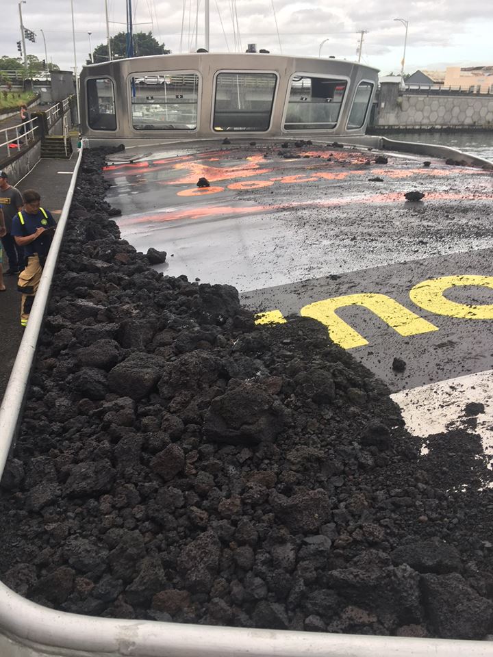 ‘Lava Bomb’ From Hawaii Volcano Hits Boat, Injuring 23 Passengers ‘Lava Bomb’ From Hawaii Volcano Hits Boat, Injuring 23 Passengers