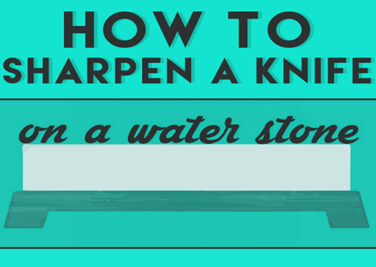 How To Sharpen Knives With A Water Stone