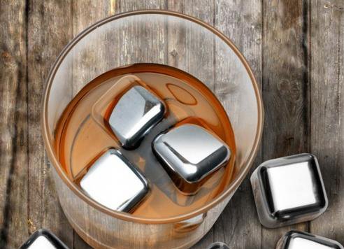 steel ice cubes