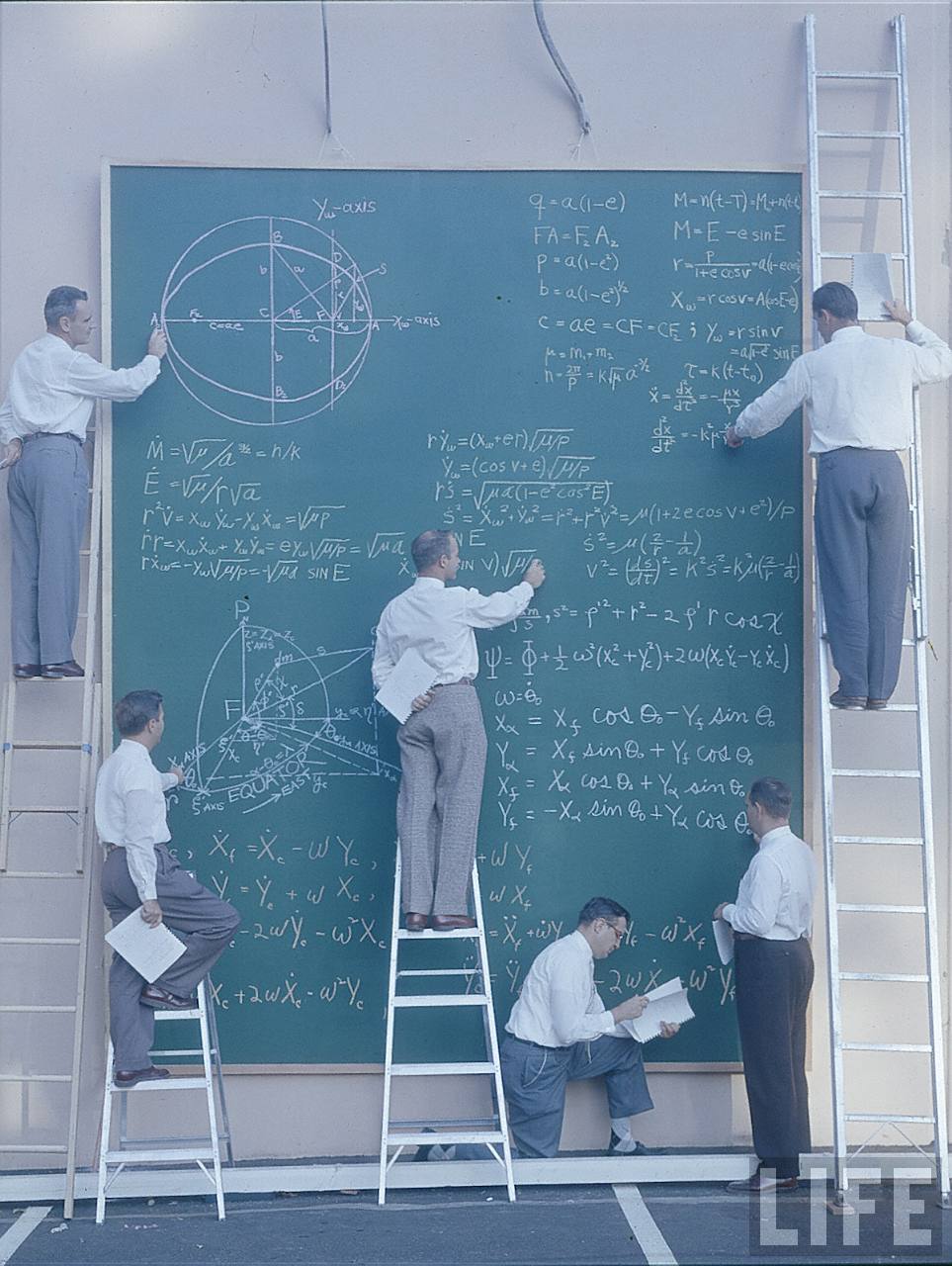 A Rare Look At Nasa Calculations Before Computers