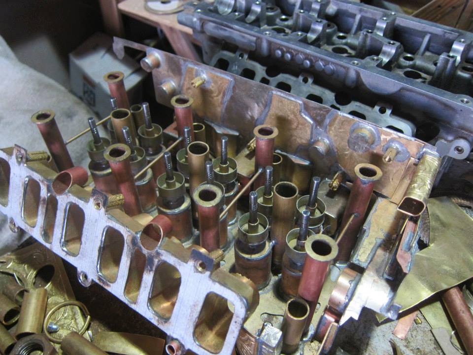 Building a Mercedes V12 Engine Sculpture from 53 Different Materials