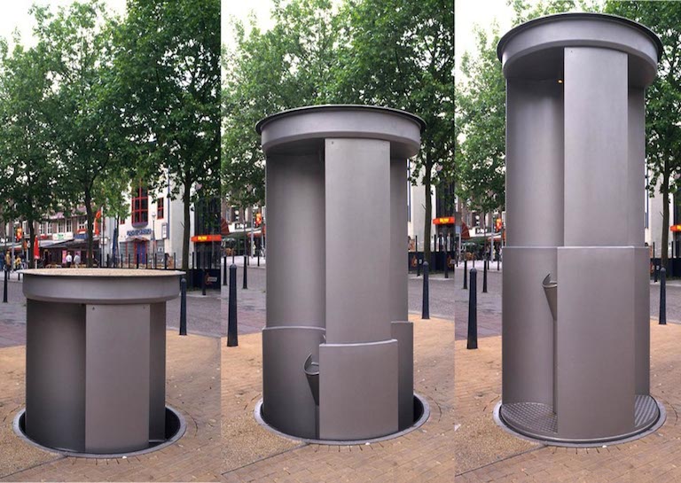 Imagine a Popup Toilet Urilift Rises From the Ground