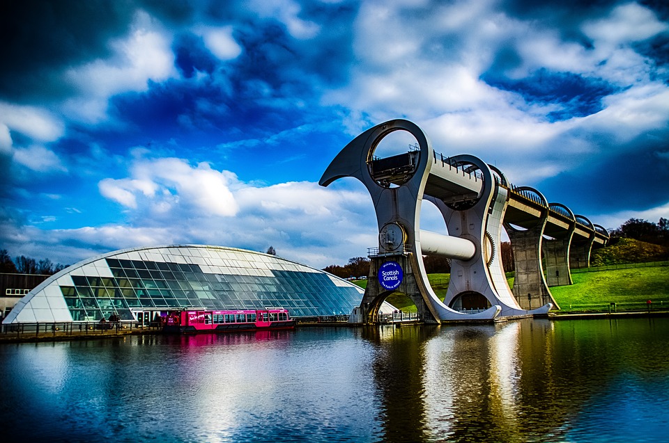 cool elevators Falkirk Wheel