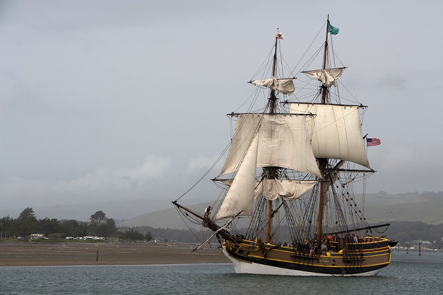Lady Washington ship or the HMS Interceptor