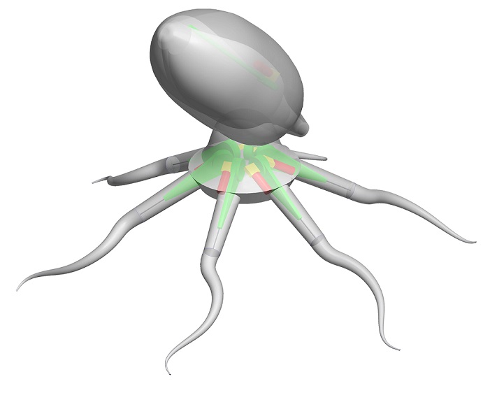 This Octopus-Inspired Robot Can Swim, Grasp Objects and Crawl Around This Octopus-Inspired Robot Can Swim, Grasp Objects and Crawl Around