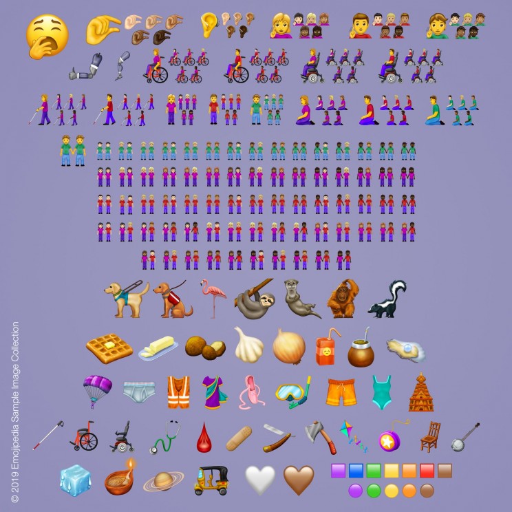 230 New Emojis for 2019 Provide a More inclusive Experience