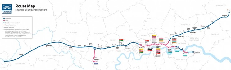 Cross Rail Map Cross Rail Map