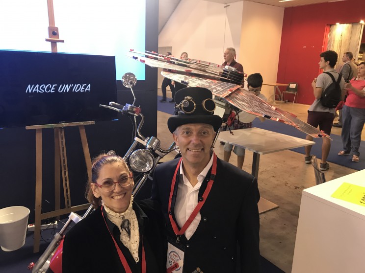 Ilenia Zambelli and Fabrizio Marcoccia