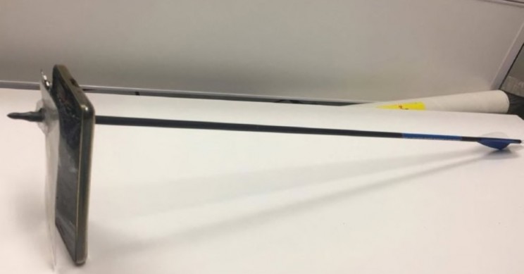 Australian Man Saved From Arrow Attack by iPhone