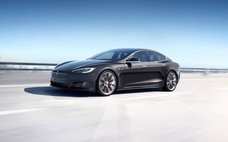 tesla model s electric car