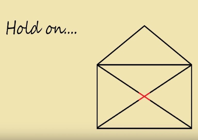 Can You Solve This One Lined Envelope Riddle?