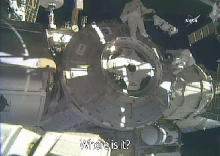 Astronauts Accidentally Lose A Shield In Space Astronauts Manage to Lose a Piece of the International Space Station