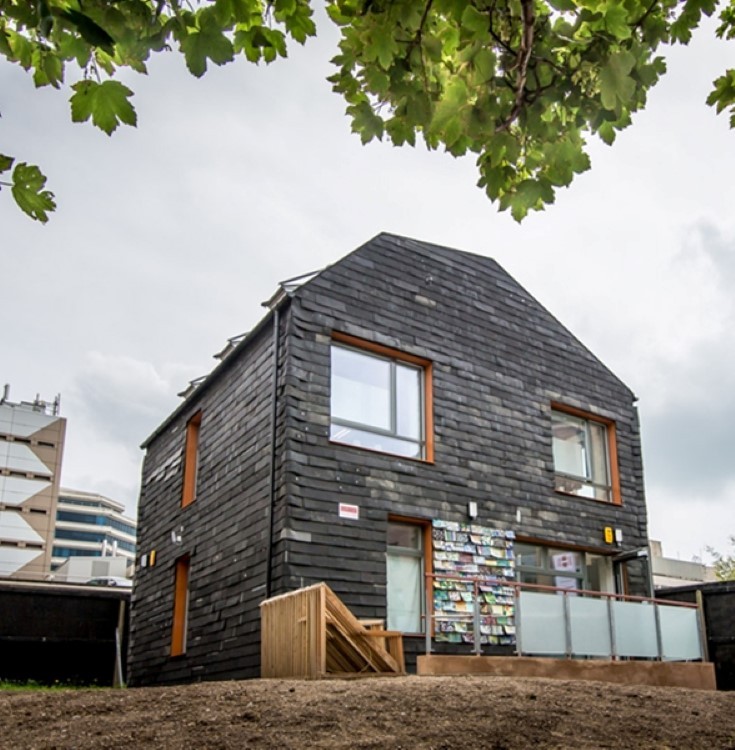 Students build Brighton Waste House from 20,000 toothbrushes and other waste