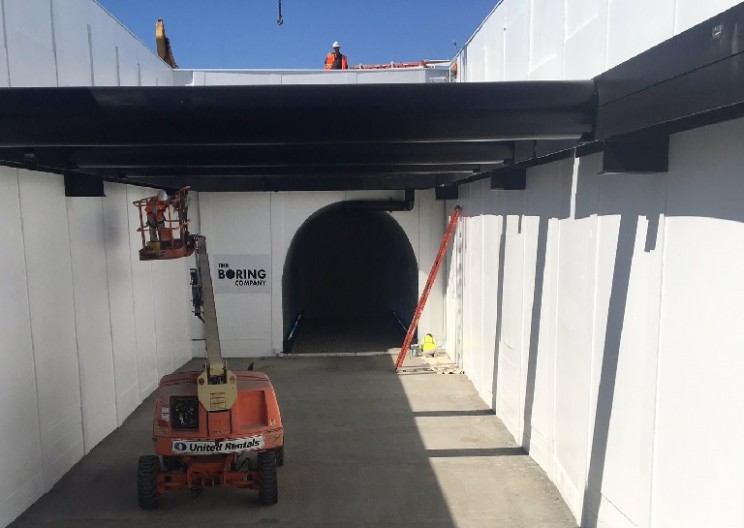 Elon Musk Says His Boring Tunnel's First Car Elevator Is Almost Ready to Operate