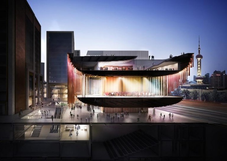 Shanghai's Newest Landmark Has a Fascinating Kinetic Facade