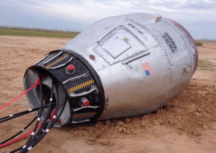 Abandoned 'Space Capsule' Causes Stir Near Casa Grande