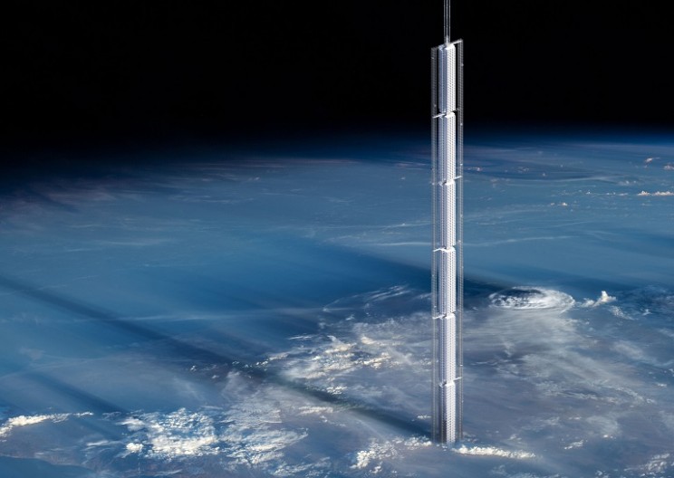 Architects Design a Crazy Skyscraper That Would Hang From an Asteroid