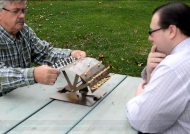 This Cylindrical Magnetic Chess Board Is Next Level Crazy